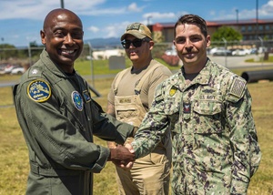 1st Marine Division change of command