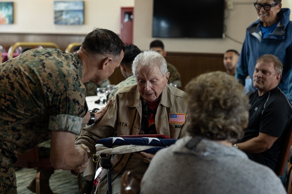 USMC WWII Veteran visits Okinawa and battle sites from WWII