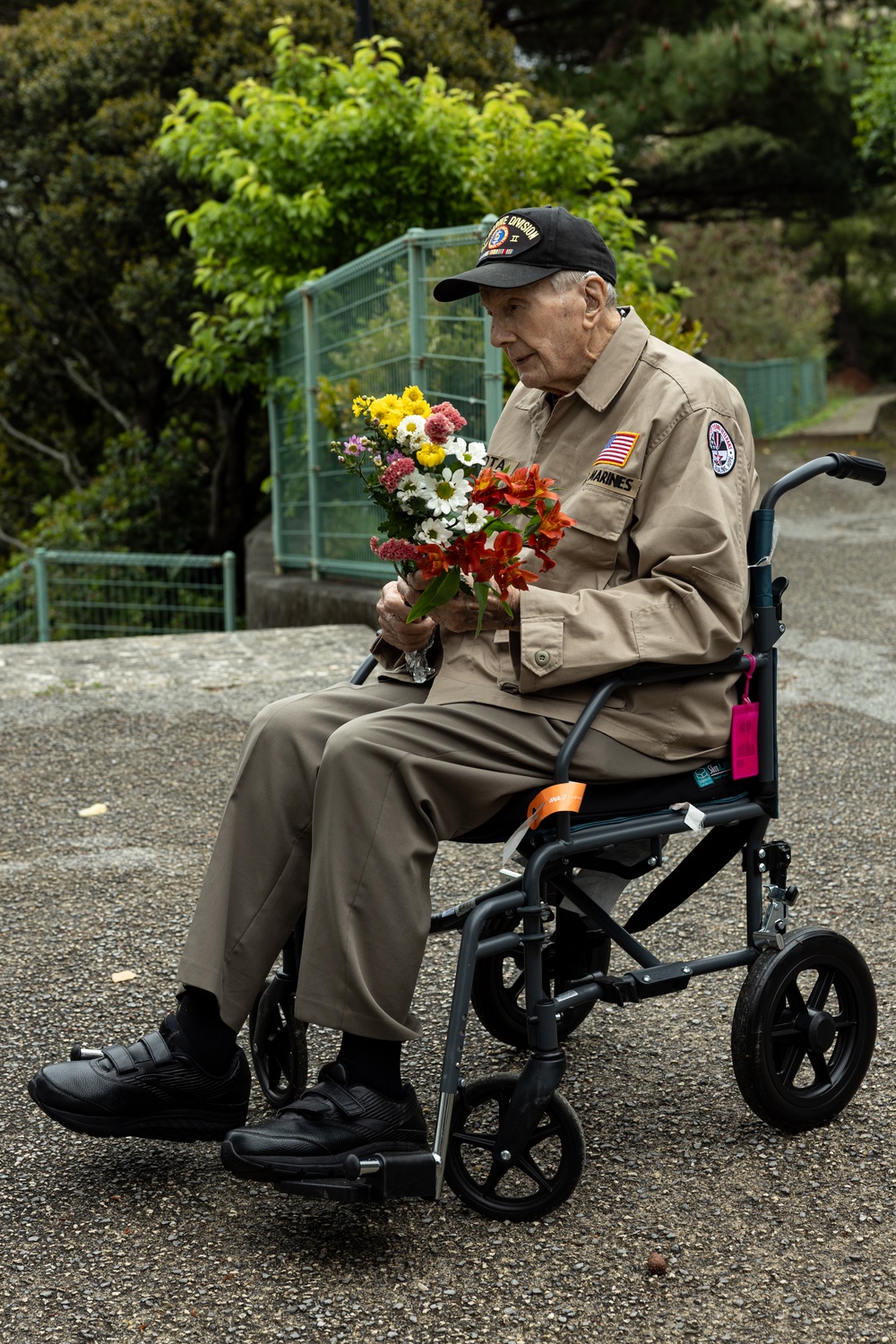 USMC WWII Veteran visits Okinawa and battle sites from WWII