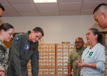 Commander Joint Task Force - Micronesia tours University of Guam facilities