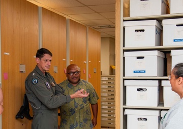 Commander Joint Task Force - Micronesia tours University of Guam facilities