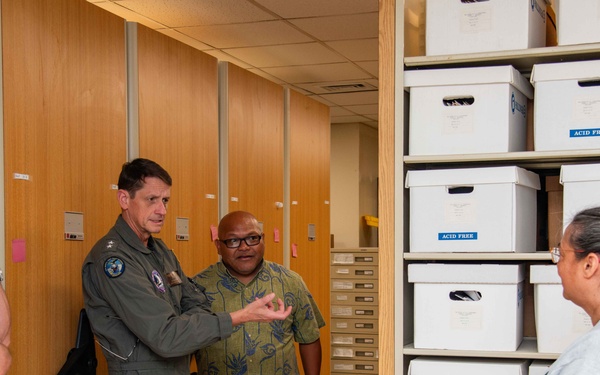 Commander Joint Task Force - Micronesia tours University of Guam facilities