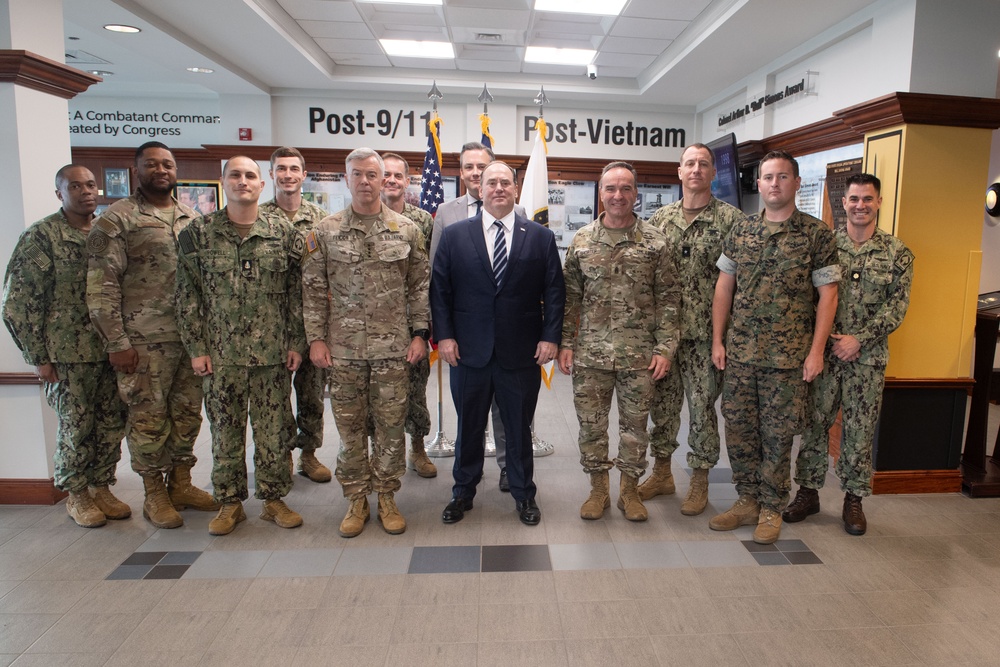 SECNAV visits U.S. Special Operations Command