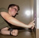 Marines repair barracks walls as part of Operation Clean Sweep-II