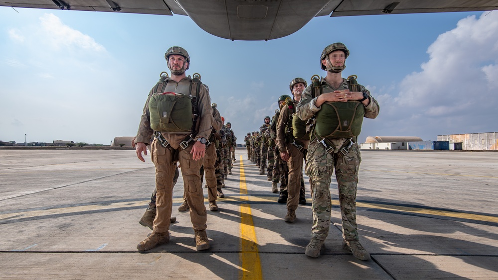 US and French Forces Conduct Joint Parachuting Exercise in Djibouti