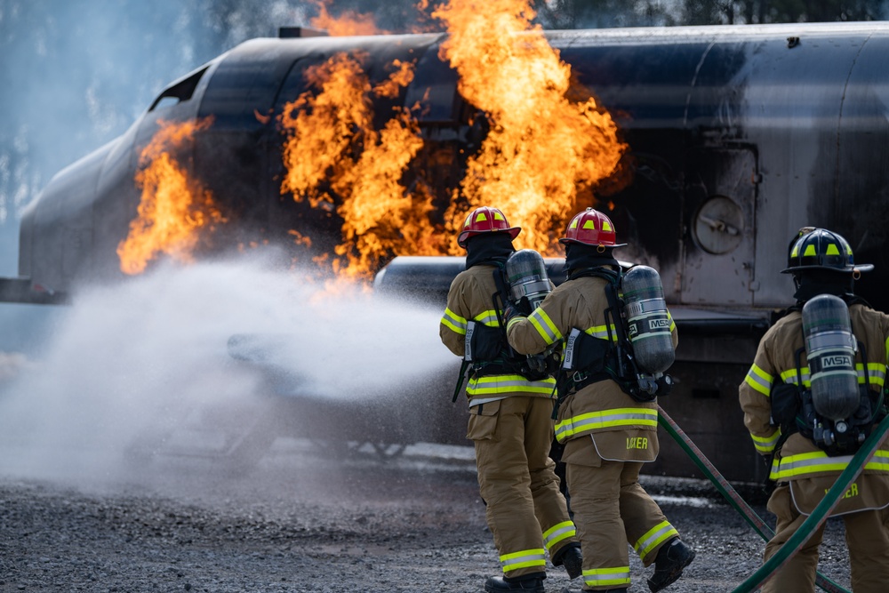 Arnold AFB Fire and Emergency Services boost readiness with annual live fire training
