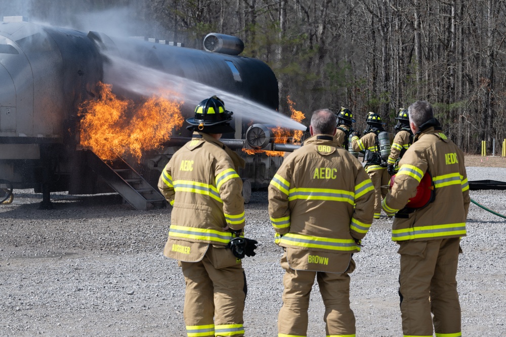 Arnold AFB Fire and Emergency Services boost readiness with annual live fire training