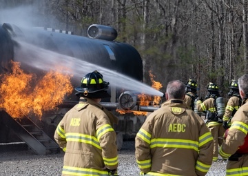 Arnold AFB Fire and Emergency Services boost readiness with annual live fire training