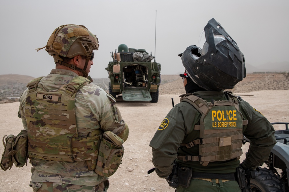 U.S. Army and Border Patrol Agents Discuss Stryker Capabilities