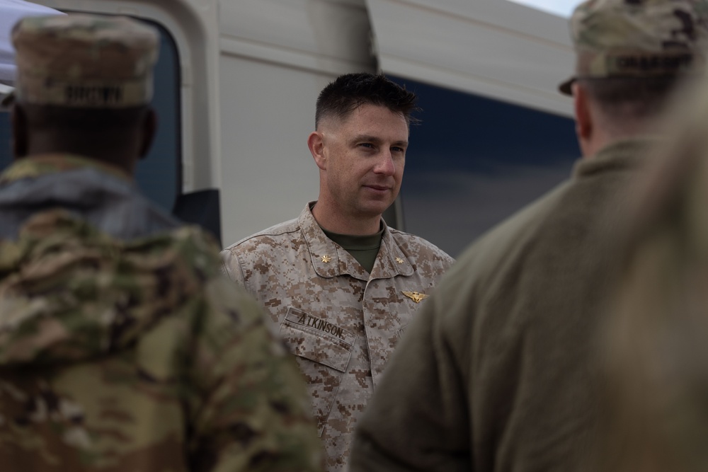 U.S. service members observe new drone capabilities at MCAGCC