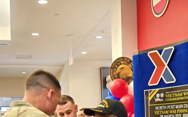Vietnam Veterans honored at pin ceremony on Fort Bragg