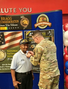 Vietnam Veterans honored at pin ceremony on Fort Bragg