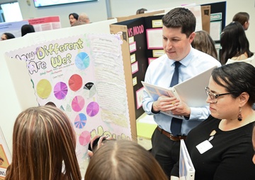 Naval Surface Warfare Center, Port Hueneme Division Personnel Help Inspire Local Students at Science Fair