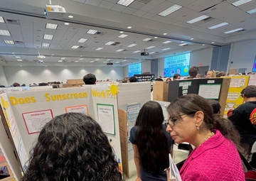 Naval Surface Warfare Center, Port Hueneme Division Personnel Help Inspire Local Students at Science Fair