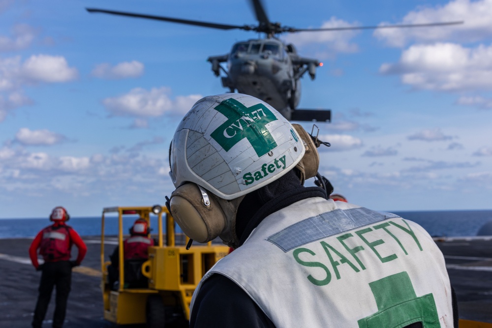 Daily Operations Aboard USS George H.W. Bush (CVN 77)