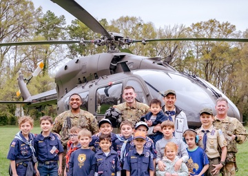Soaring into Service: D.C. Army National Guard Supports Cub Scouts' First Responder Day