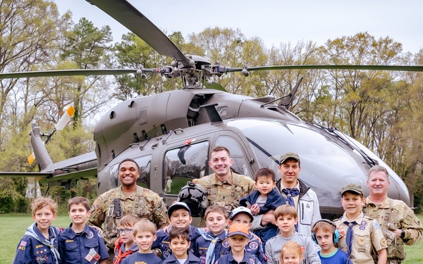 Soaring into Service: D.C. Army National Guard Supports Cub Scouts' First Responder Day