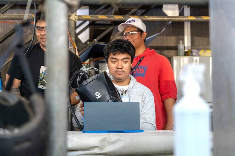 Waipahu High School visits Pearl Harbor Naval Shipyard and Intermediate Maintenance Facility