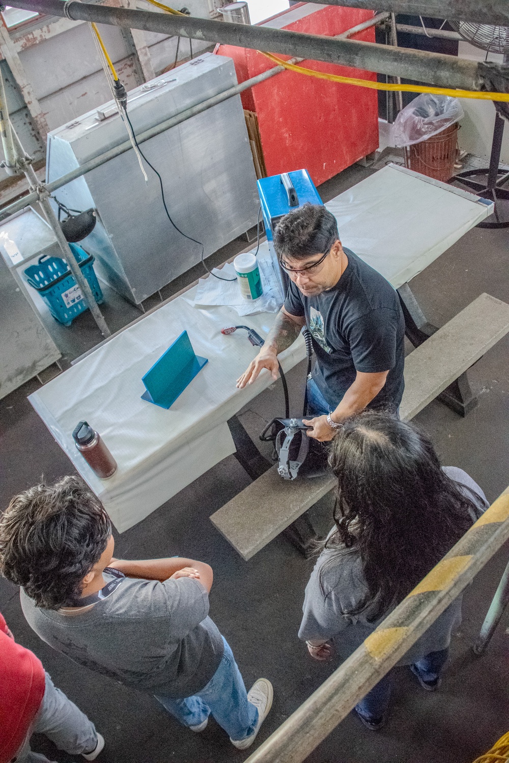 Waipahu High School visits Pearl Harbor Naval Shipyard and Intermediate Maintenance Facility