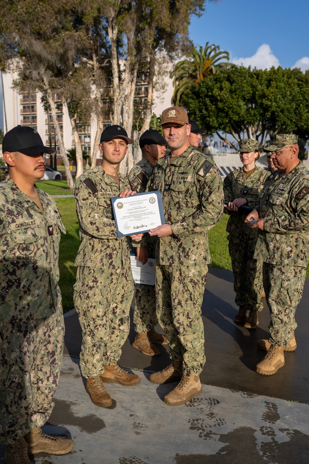 MSRON 11 Coxswain Ceremony