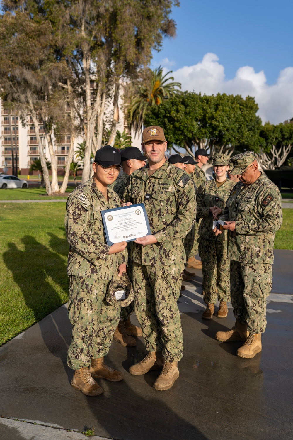 MSRON 11 Coxswain Ceremony