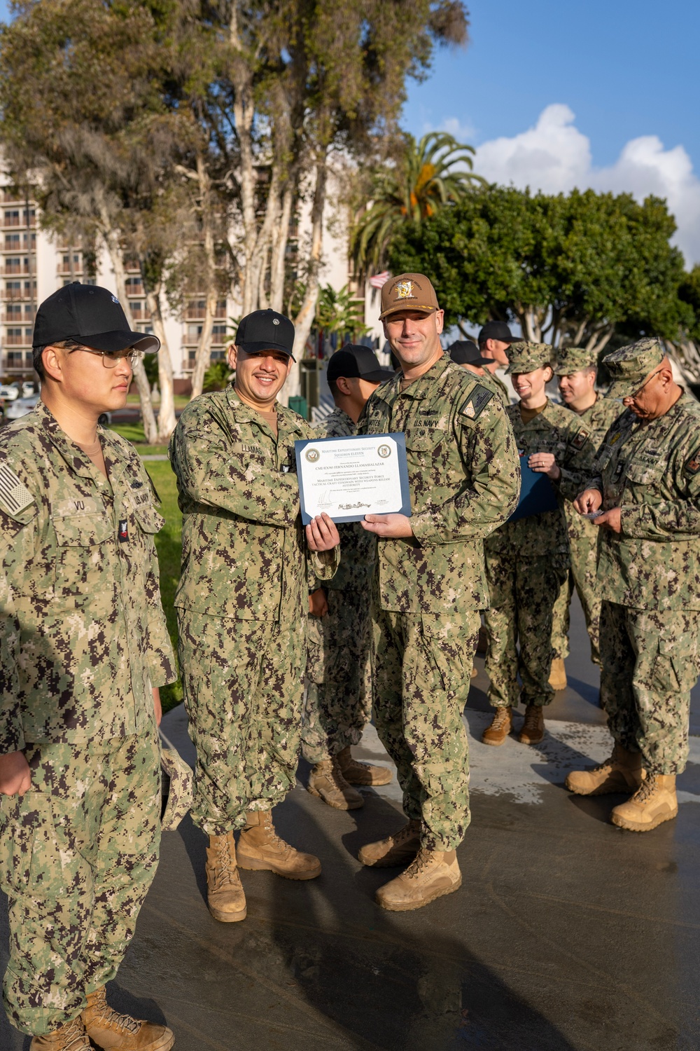 MSRON 11 Coxswain Ceremony