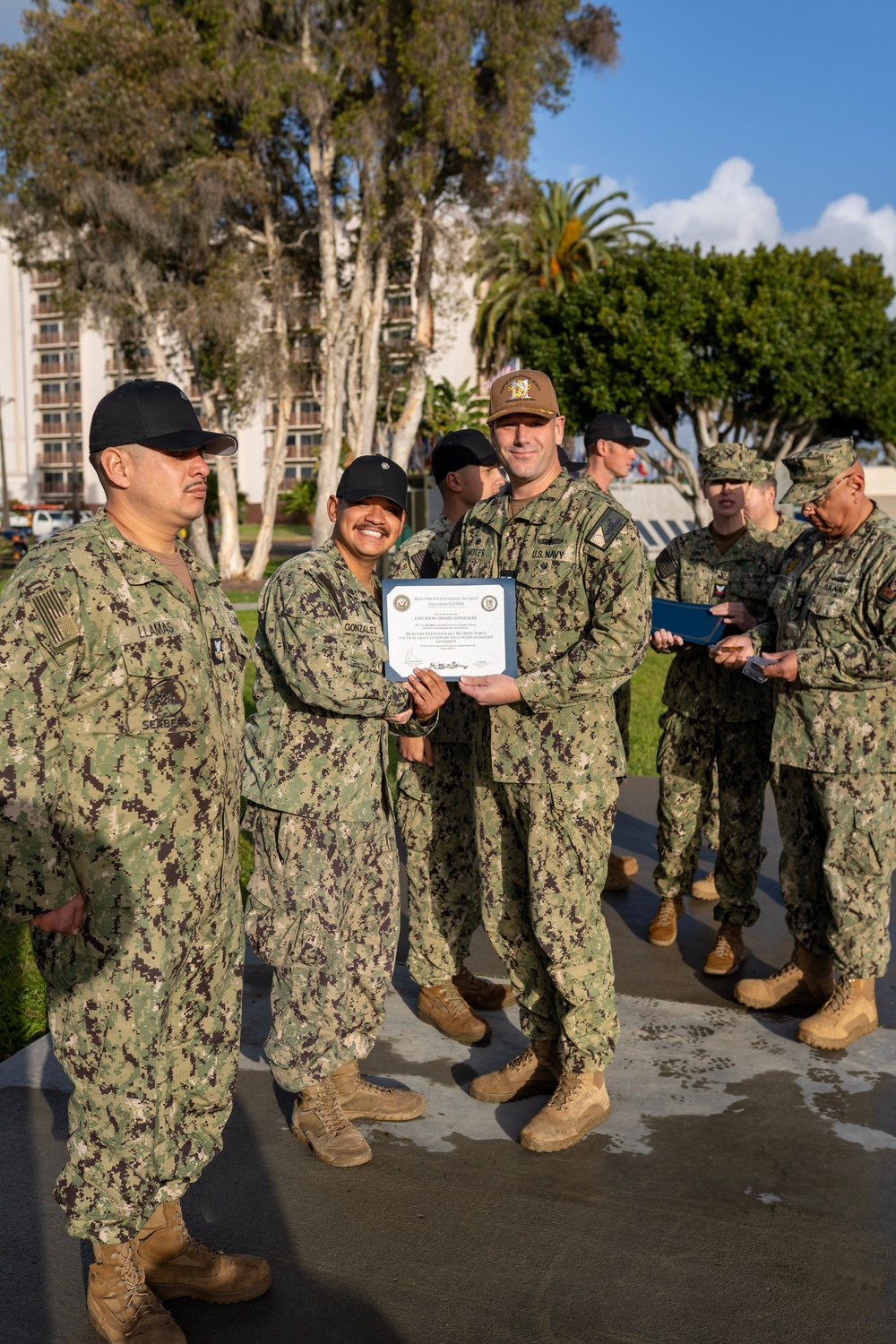 MSRON 11 Coxswain Ceremony