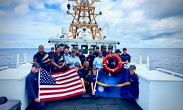 USCGC Oliver Henry in Nauru