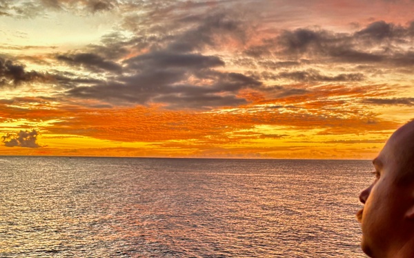 USCGC Oliver Henry (WPC 1140) departs Nauru