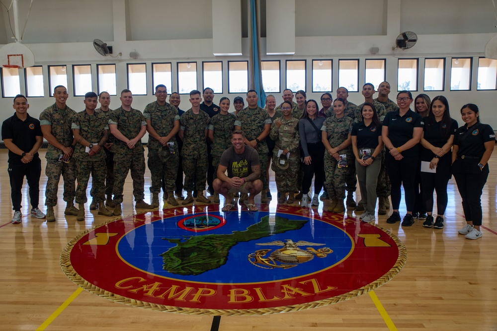 Brett Young visits Camp Blaz