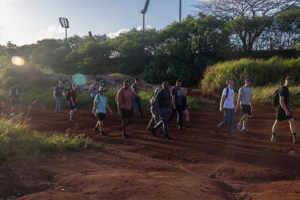 Camp Blaz conducts a unit hike
