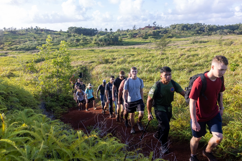 Camp Blaz conducts a unit hike