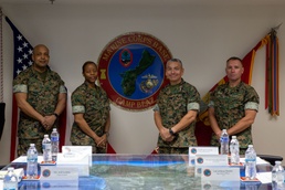 Brigadier General Campbell visits Camp Blaz