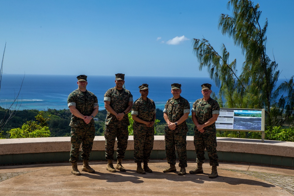 Brigadier General Campbell visits Camp Blaz
