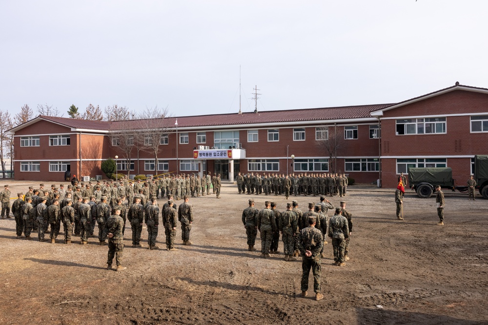 Cpl. Richard Tofte Promotion Ceremony during KMEP 25.1