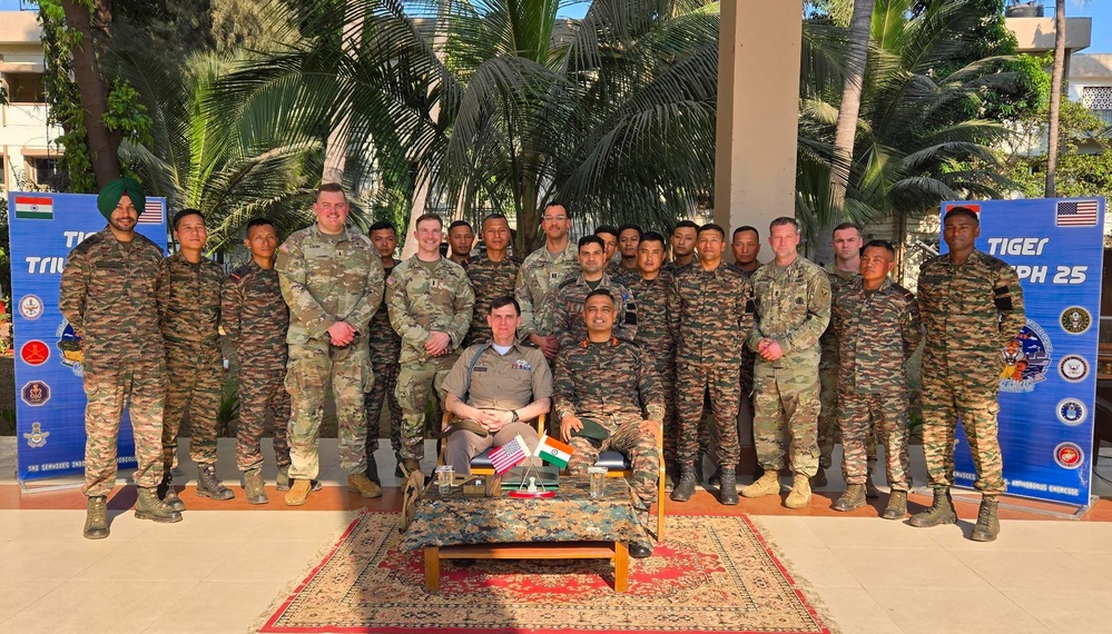 U.S. and Indian Soldiers join forces at Tiger Triumph 2025
