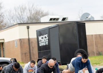 MARFORCOM's G-1 Section Hosts Battalion PT