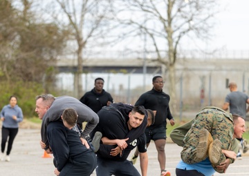 MARFORCOM's G-1 Section Hosts Battalion PT