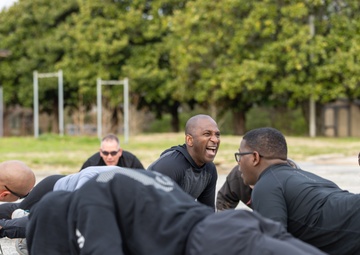 MARFORCOM's G-1 Section Hosts Battalion PT