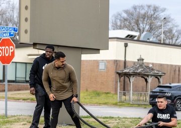 MARFORCOM's G-1 Section Hosts Battalion PT