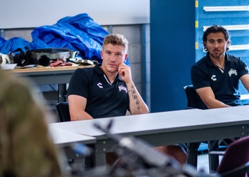 Tampa Bay Rowdies tour MacDill AFB