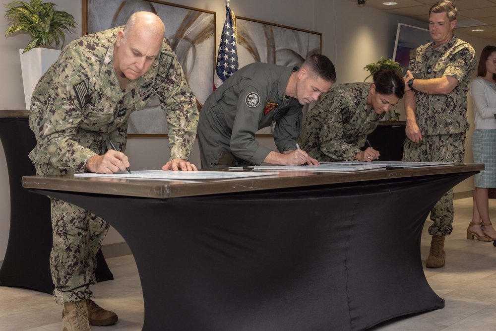 NAS Pensacola-area Leadership Sign SAAPM Proclamation