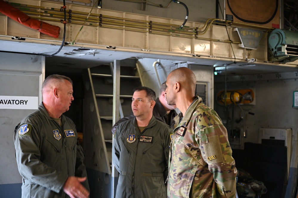 4th Air Force Commander Visits McChord Deployers at March ARB