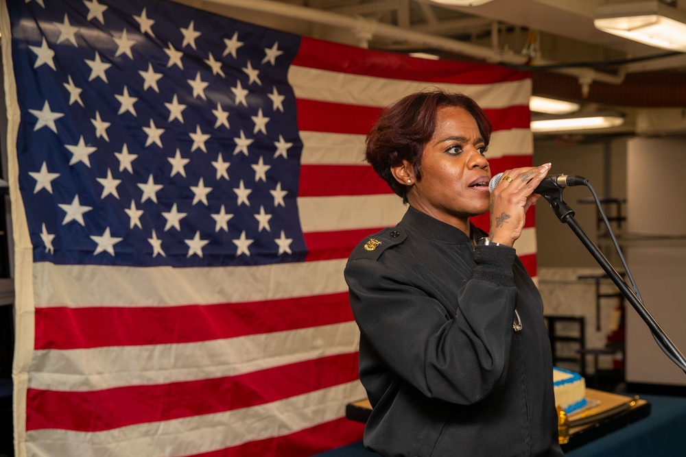 Tripoli Chief Petty Officers Celebrate the Mess’s 132nd Birthday
