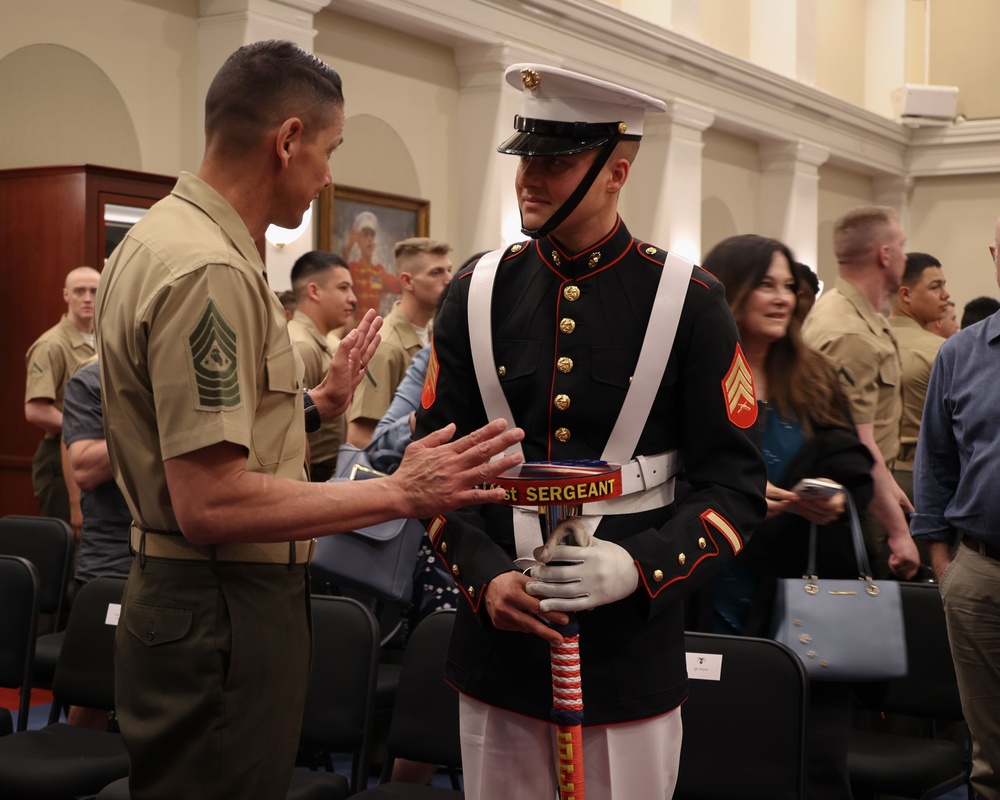 Color Sergeant Relief and Appointment Ceremony