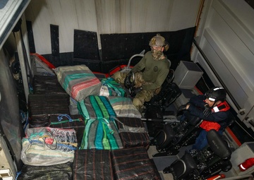 U.S. Coast Guard Cutter Kimball recovers jettisoned cocaine bales in Eastern Pacific Ocean