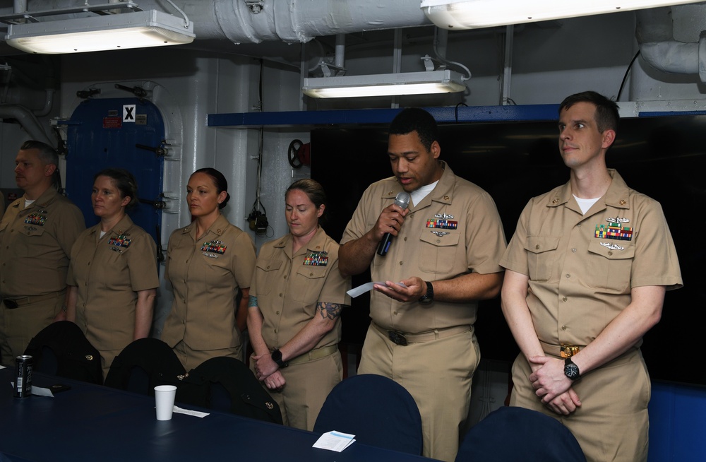 CPO Birthday Aboard USS Mount Whitney