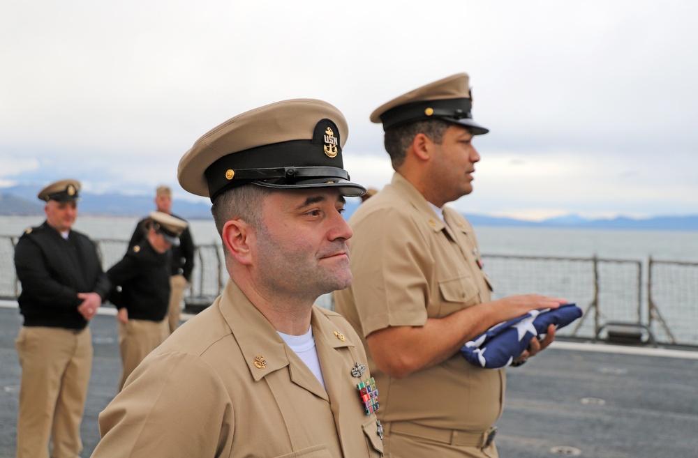 CPO Birthday Aboard USS Mount Whitney