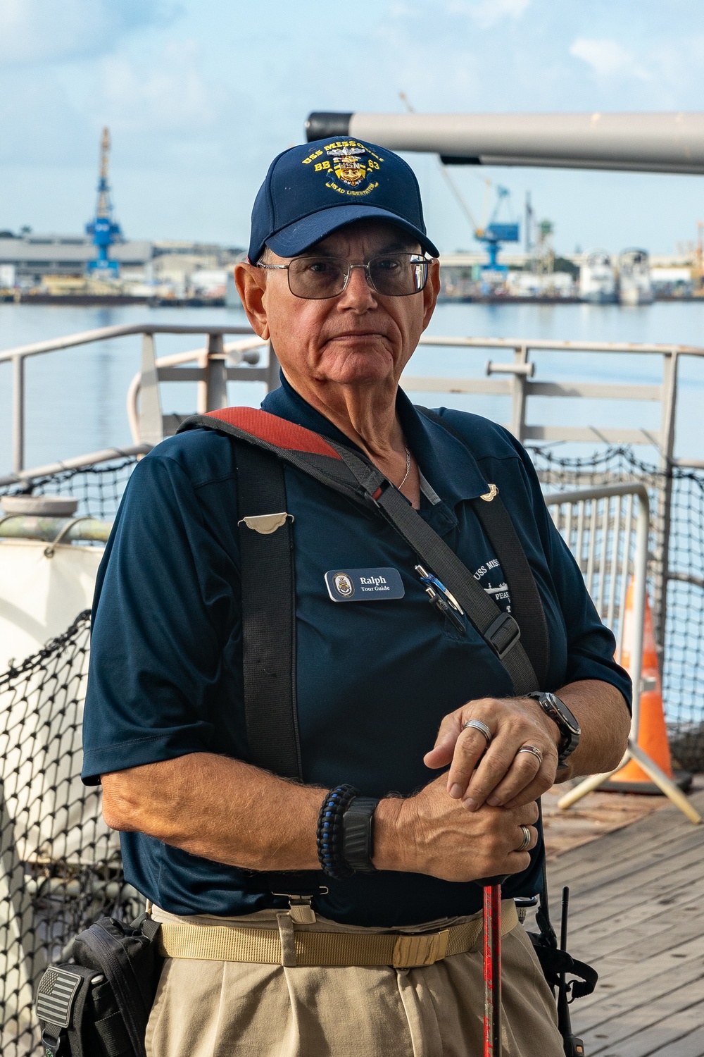 HQSVCBN, MARFORPAC tours the USS Missouri