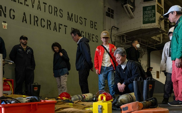 USS America (LHA 6) Hosts Ship Tours for CFAS Fleet Friendship Day